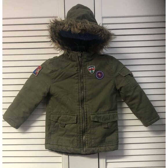 Epic Threads 3T Fur Trimmed Hooded Coat - Picture 1 of 6